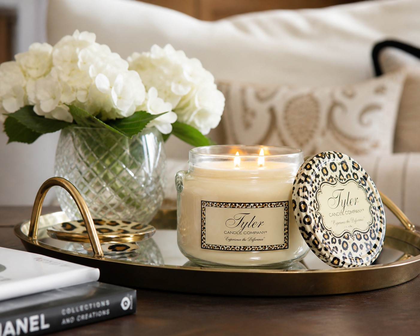 Tyler Fleur de Lis Candle