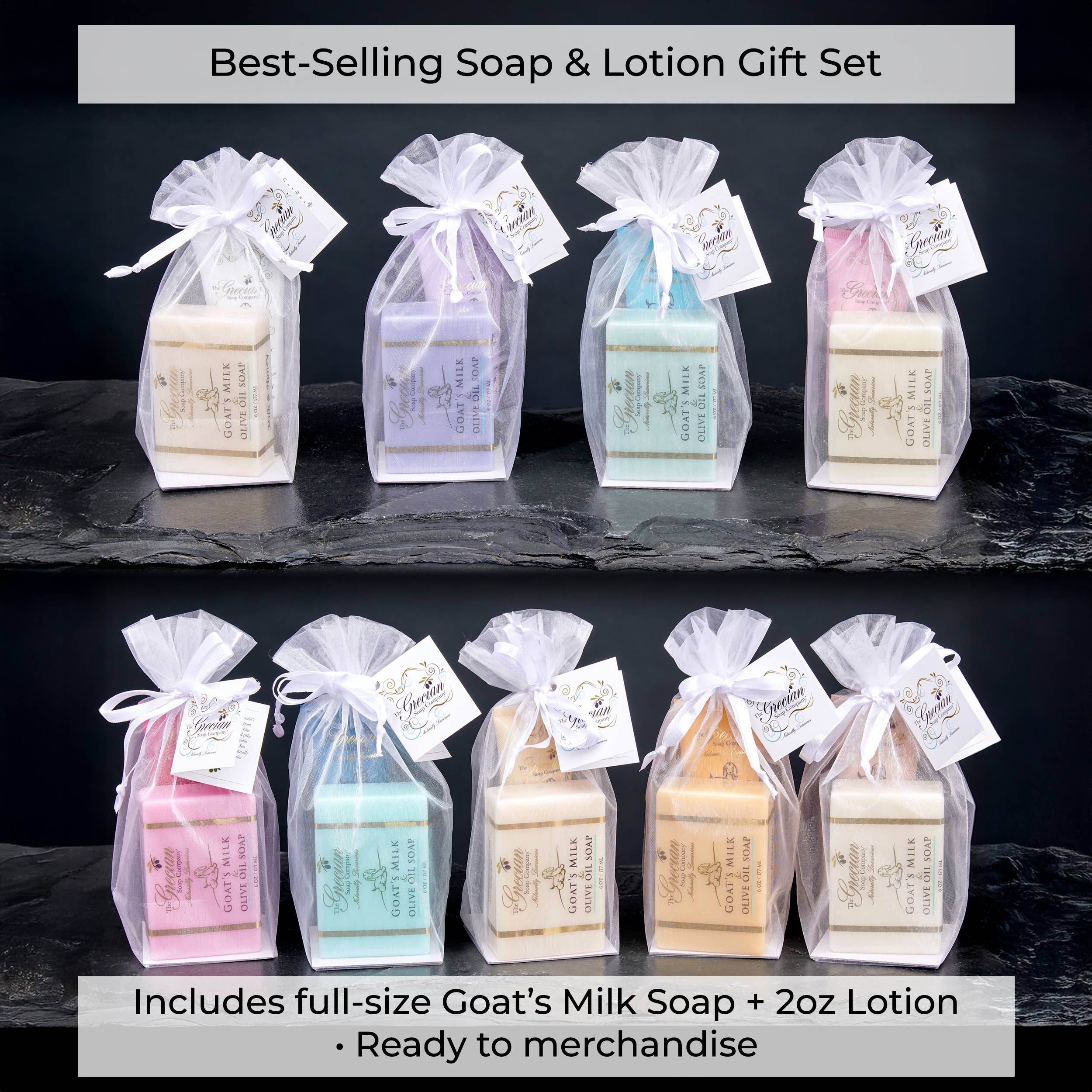 Goat Milk Lotion Gift Set | Organic Soap & Lotion: Island Citrus